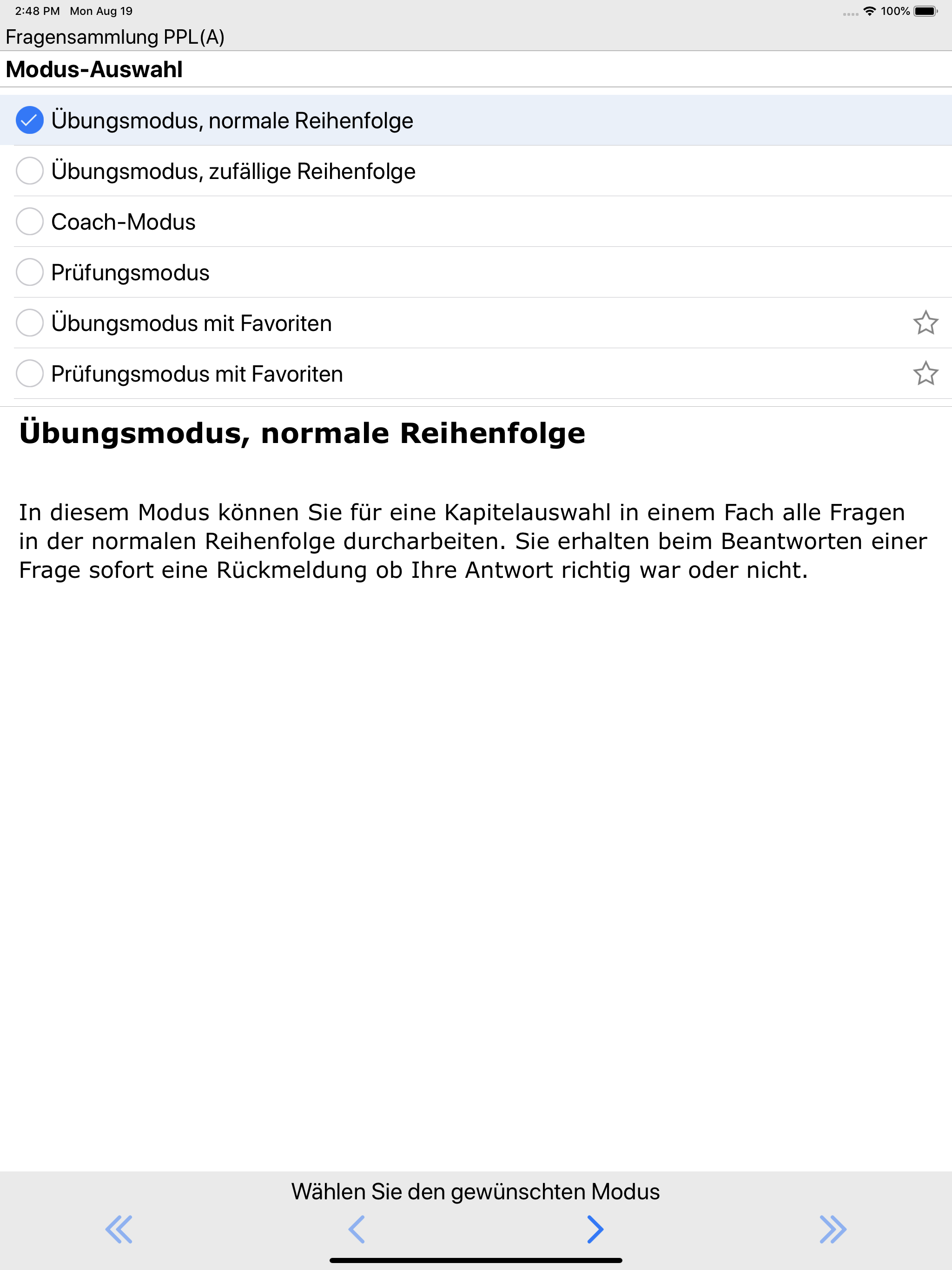 Questions LIGHT PPL(A) GERMAN screenshot 8