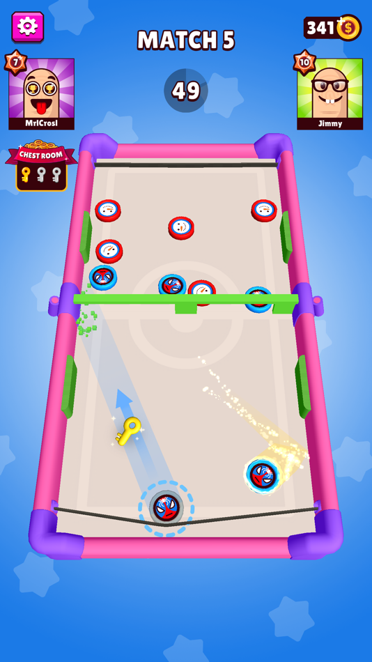 #2. Disc Wars! (iOS) By: OVIVO Games