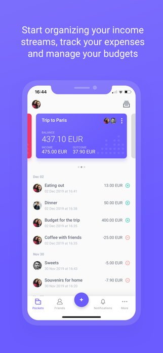 Shared Pockets Screenshot 1 of 6