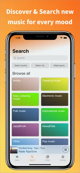 Game screenshot TopoTune - Live Radio & Music hack
