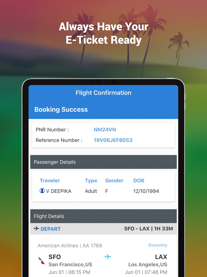 ExploreTrip - Flights Booking