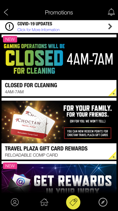 Choctaw Casinos and Resorts Screenshot