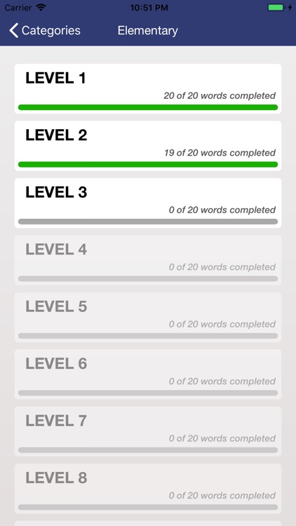 Toefl Vocabulary Quizzes