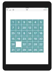 sliding puzzle - board game iPad Captures Décran 4