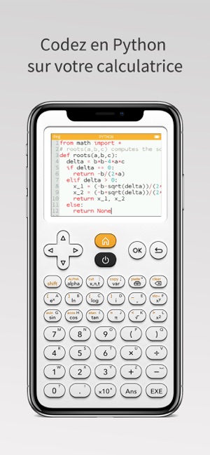 Calculatrice NumWorks dans l'App Store
