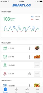 SmartLog (i-SENS) screenshot #1 for iPhone