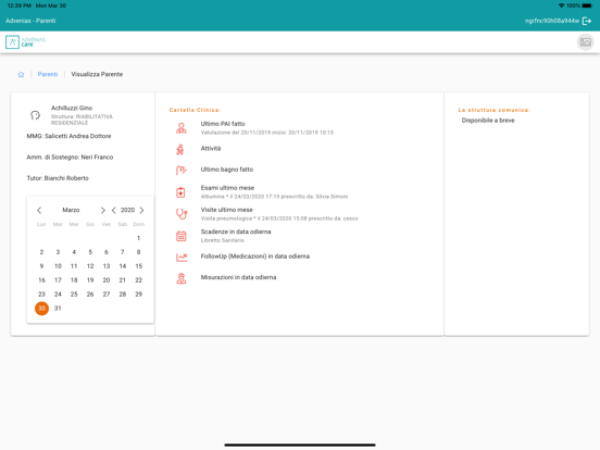 Screenshot #5 pour Advenias Care Portale Parenti