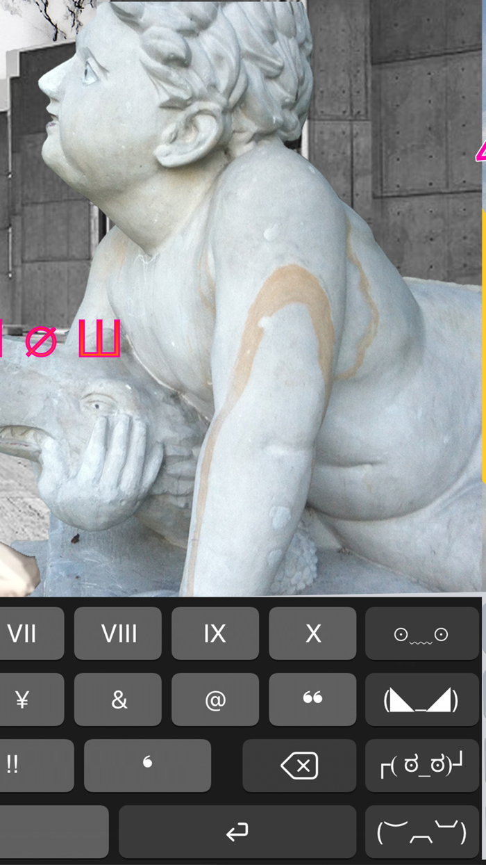fijiboard LOVE glitch keyboard