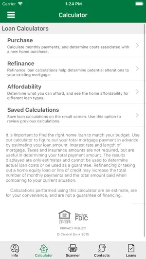 Central Bank Home Loans screenshot 2