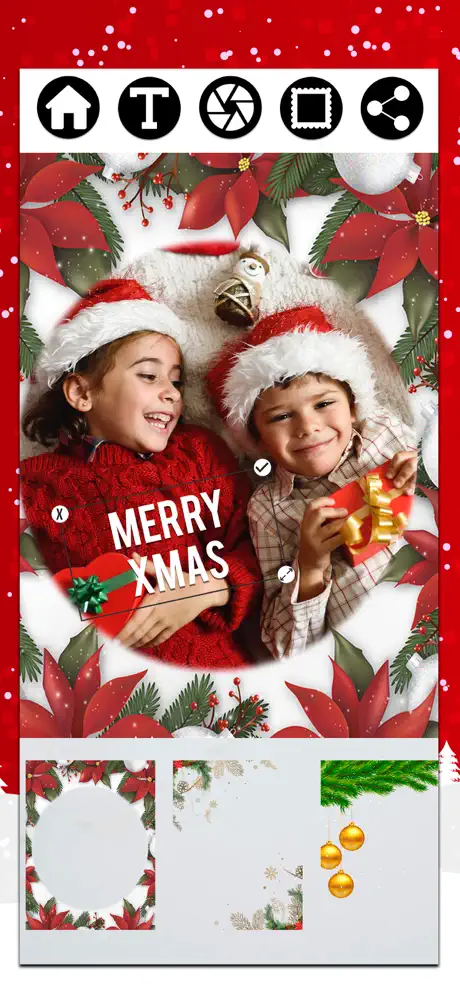 Merry Xmas Photo Frames
