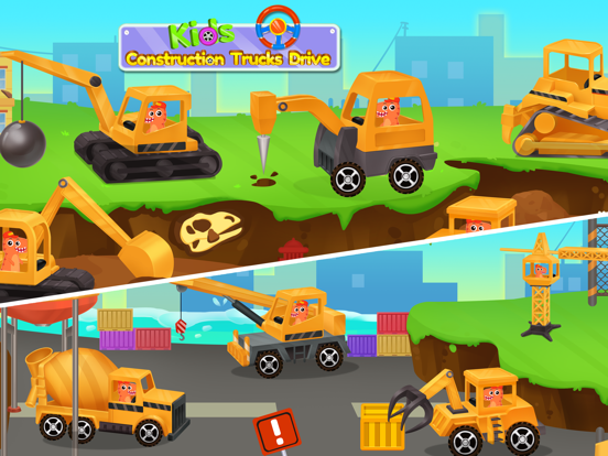 Kids Construction Trucks Driveのおすすめ画像1