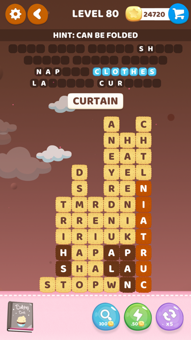 Screenshot #2 pour Stack Cookies Word Puzzle Game
