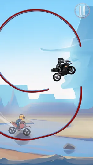 Скриншот Bike Race: игры гонки на iPhone 3