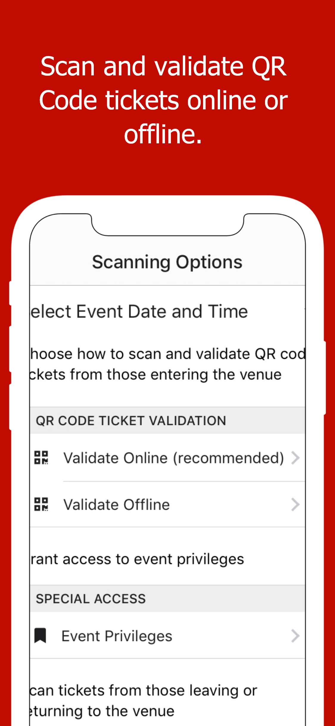 Event Ticket Scanner