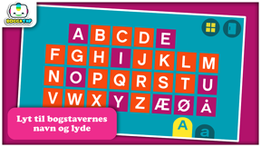 Bogga Alfabet dansk screenshot