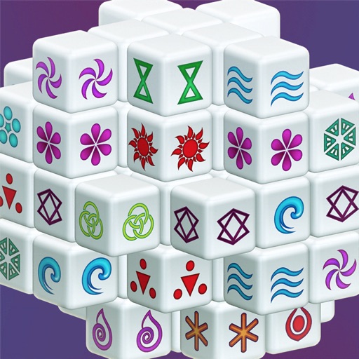 Mahjong Dimensions - 3D Cube Icon