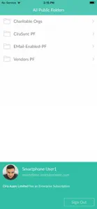 CiraSync Public Folders O365 screenshot #1 for iPhone