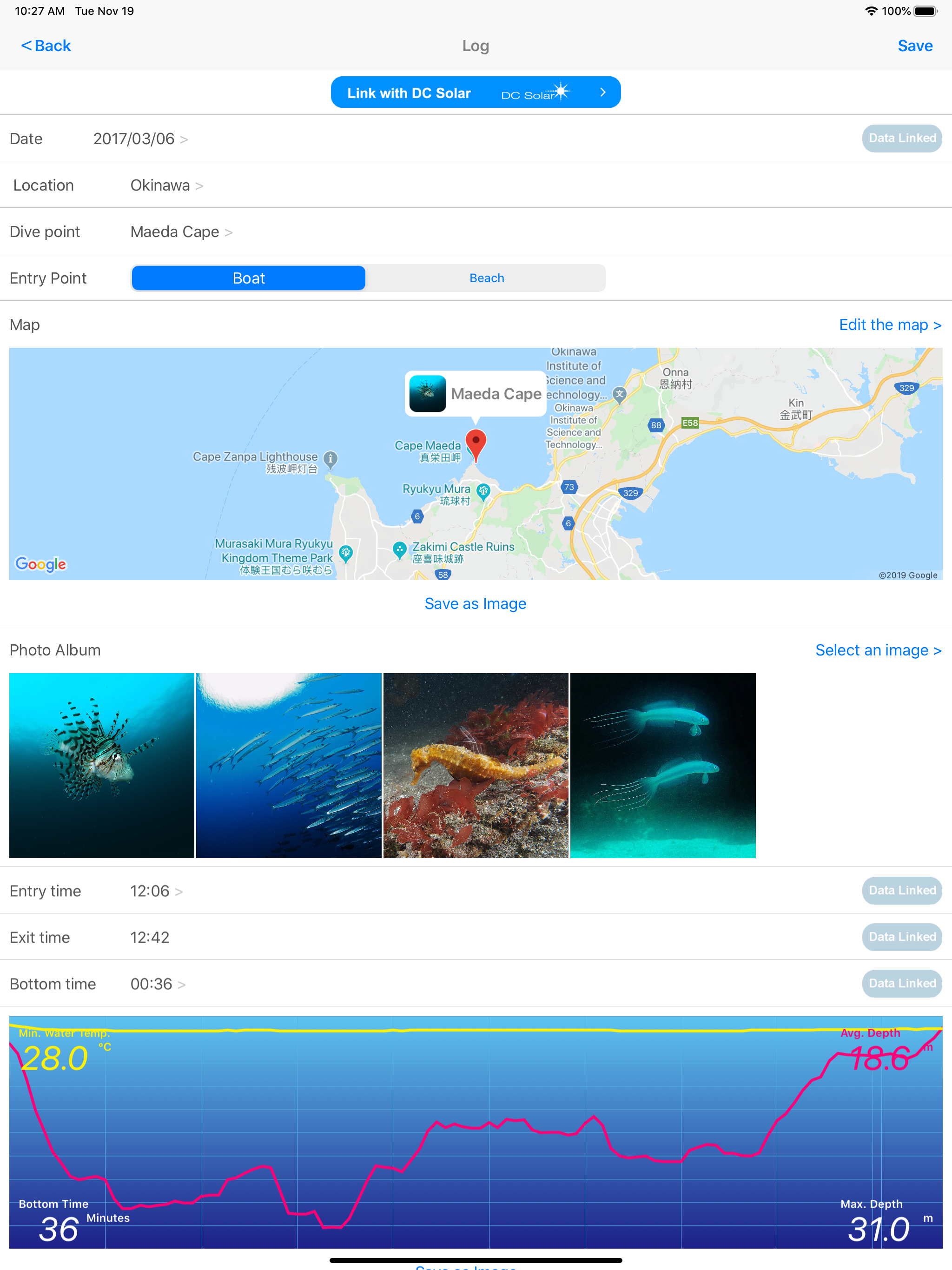 Diving Log screenshot 8