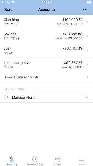 Concorde Bank Mobile Screenshot