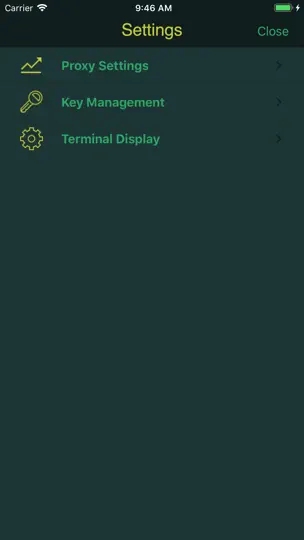 ITerminal - SSH Telnet Client iPhone Ekran Görüntüsü 6