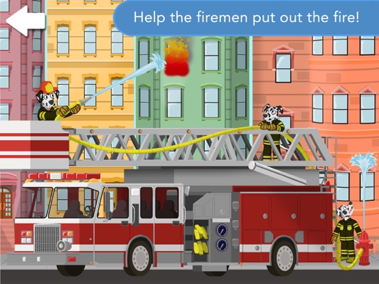 Big City Vehicles for Kids iPad screenshot 9 - Education app