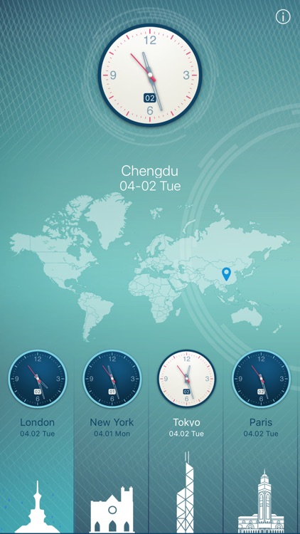 Wrold Clock for Alarm clock screenshot-4