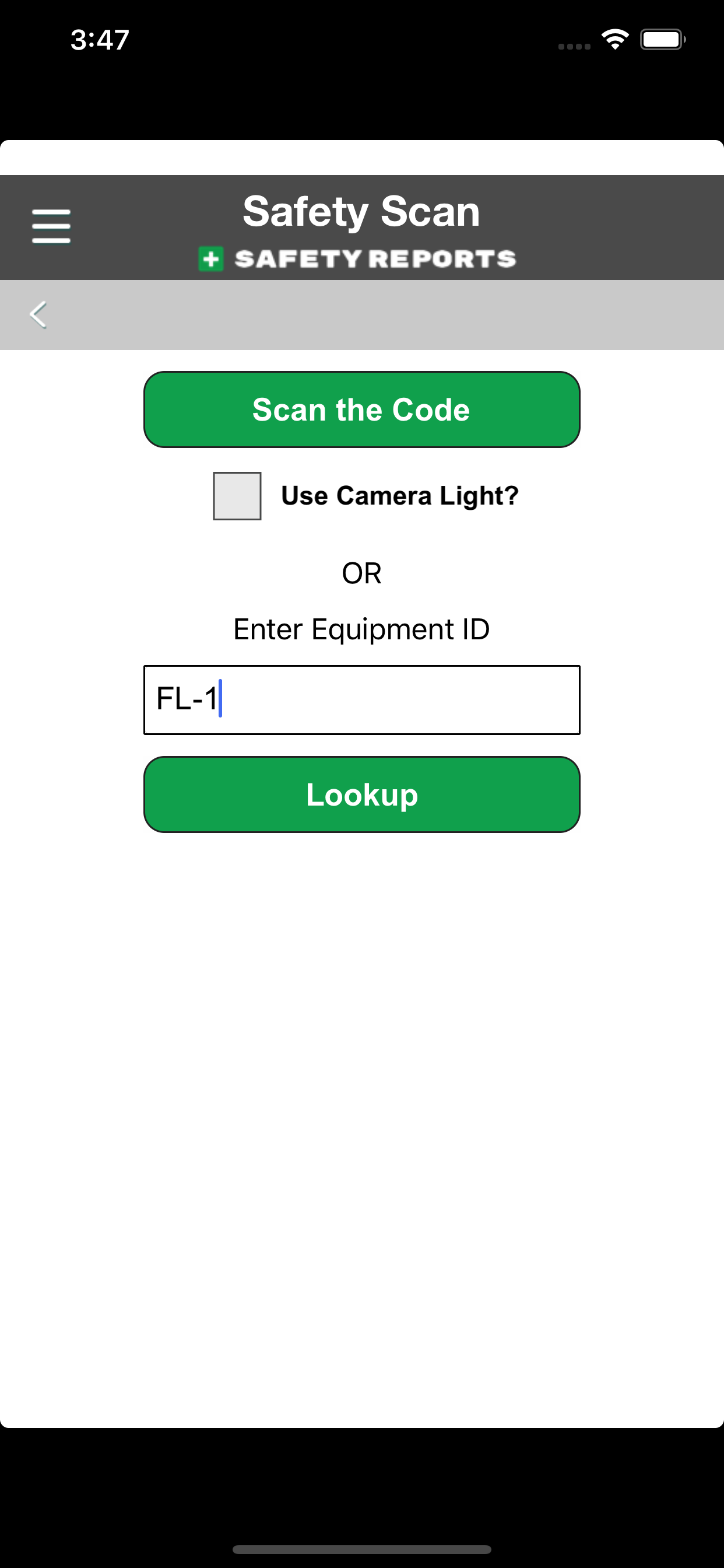 Safety Reports Scan App | SR screenshot 2