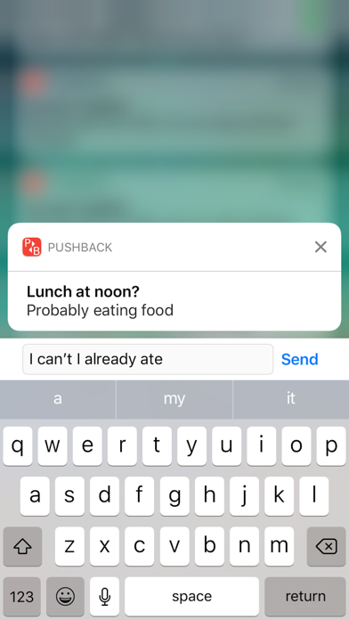 PushBack Notifications Screenshot