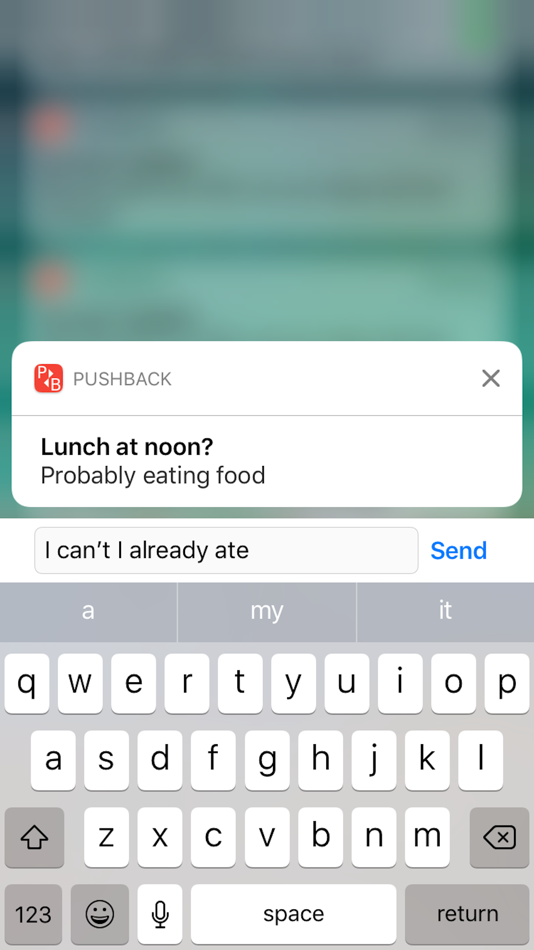 #3. PushBack Notifications (iOS) بواسطة: PlainIce LLC