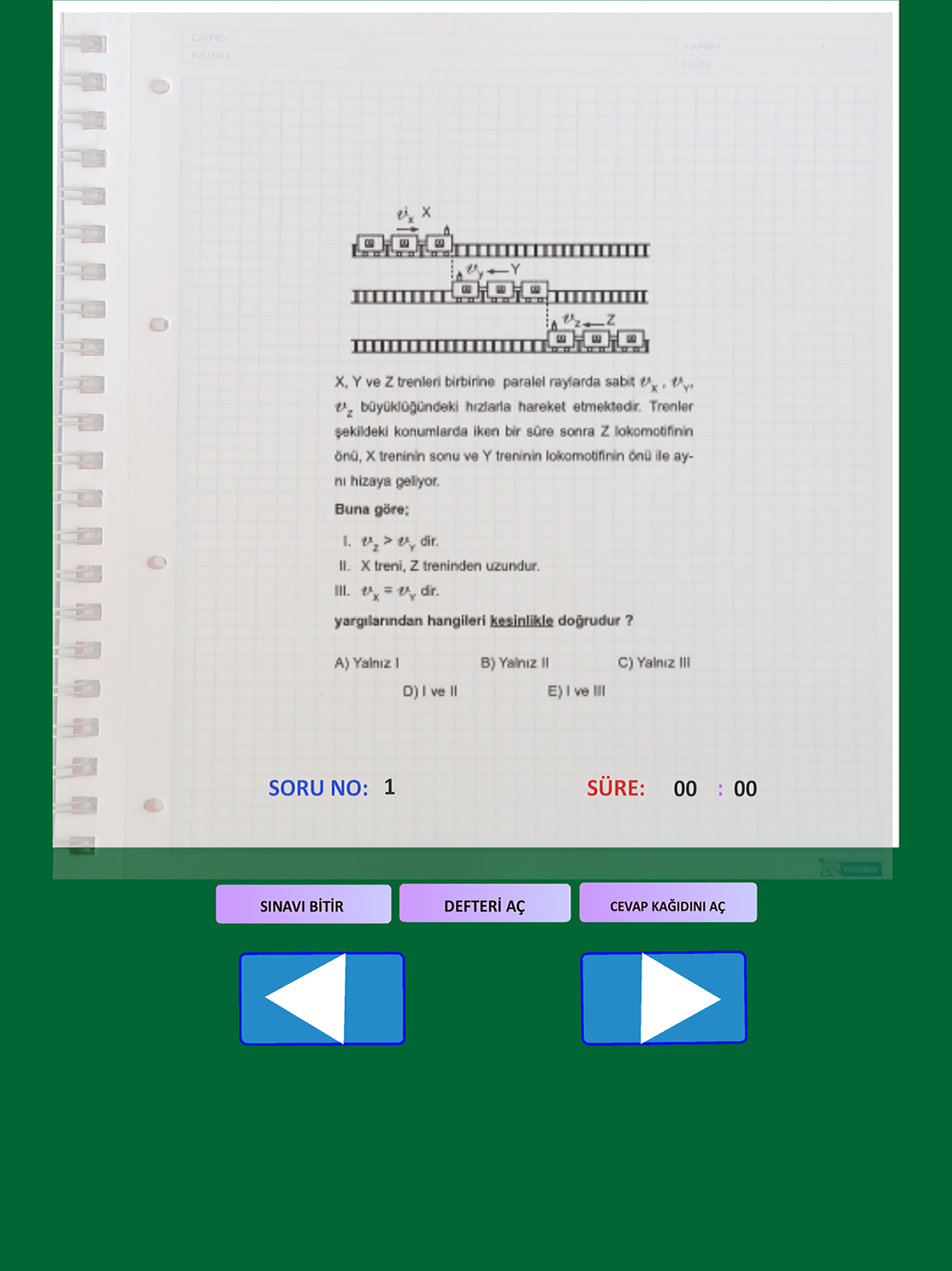 TestMakinesi Fizik