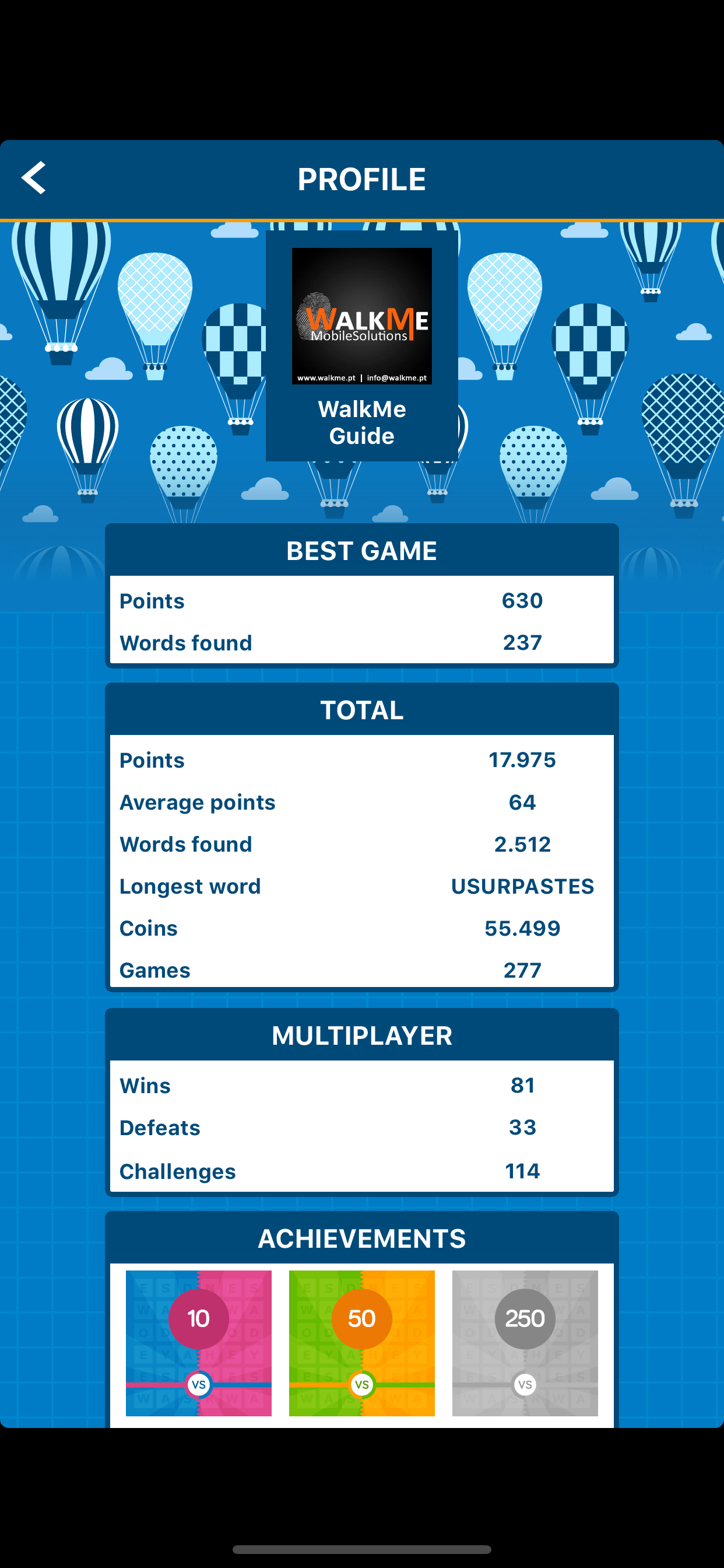 Word Grid Game