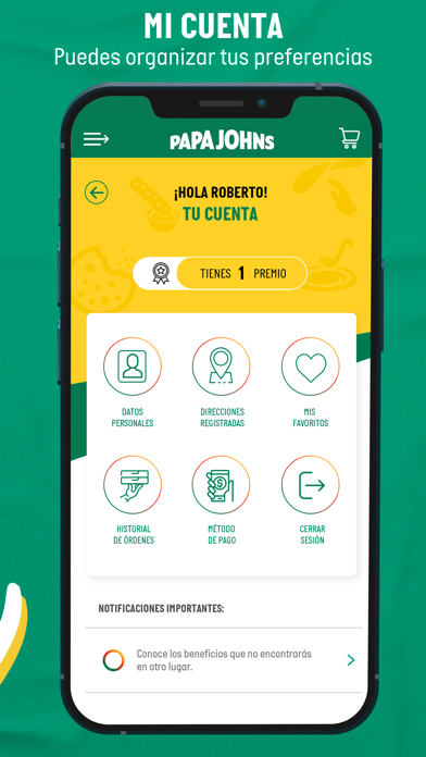 Papa John's El Salvador Screenshot