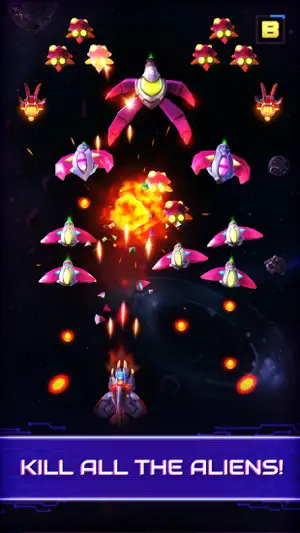 Neonverse Invaders Shoot'Em Up screenshot 1