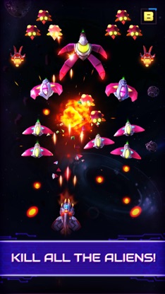 Neonverse Invaders Shoot'Em Up screenshot 1
