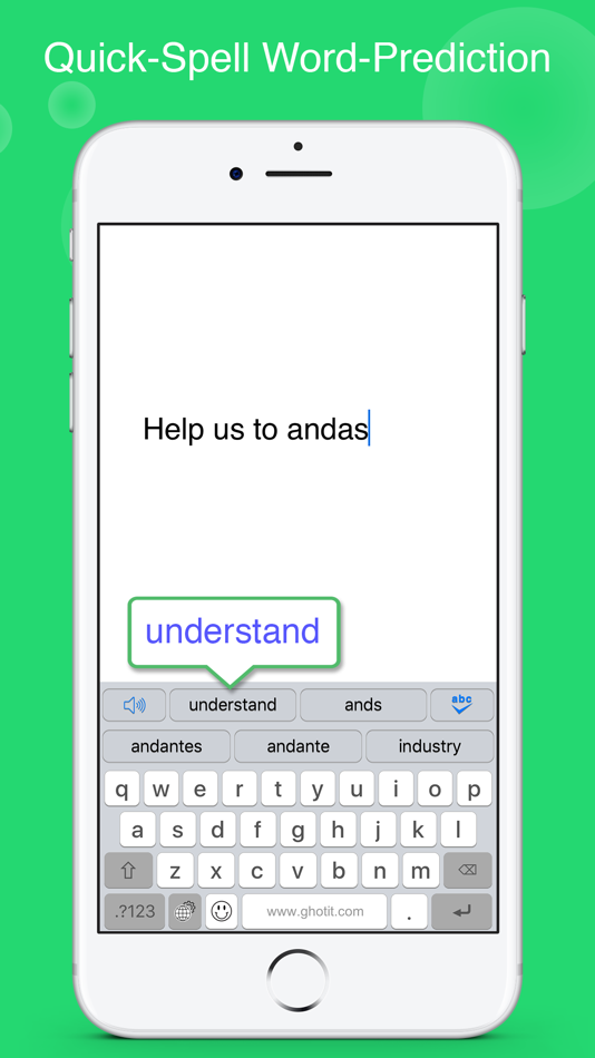 #1. Dyslexia Keyboard (iOS) 由: Ghotit Ltd.