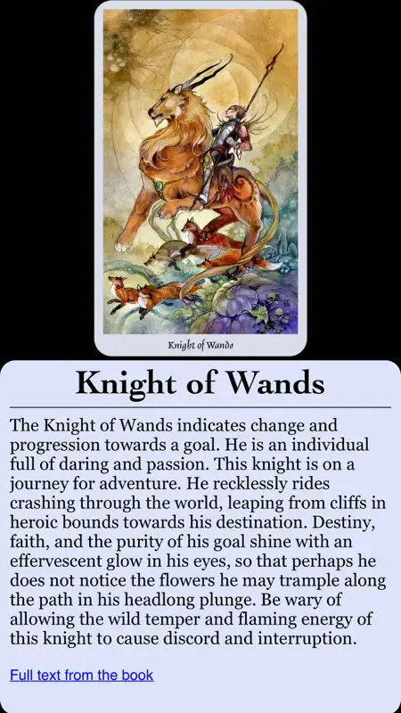 Shadowscapes Tarot screenshot 4 of 5