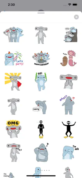 Game screenshot Animated Shark Man Bro Sticker apk