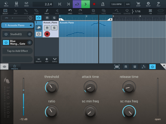 Screenshot #5 pour Noise Gate & Downward Expander