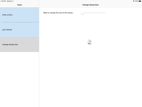 Stamping Words iPad screenshot
