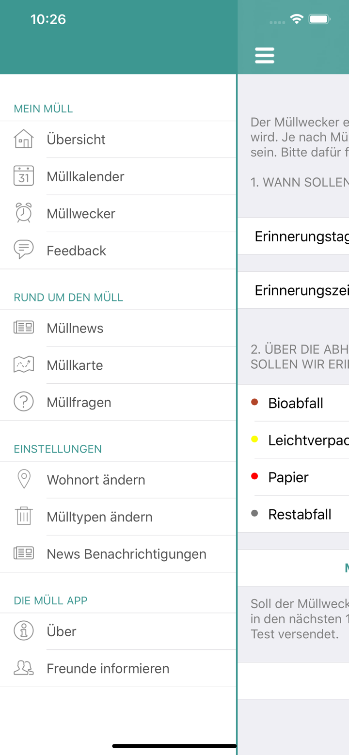 Müll App screenshot 4