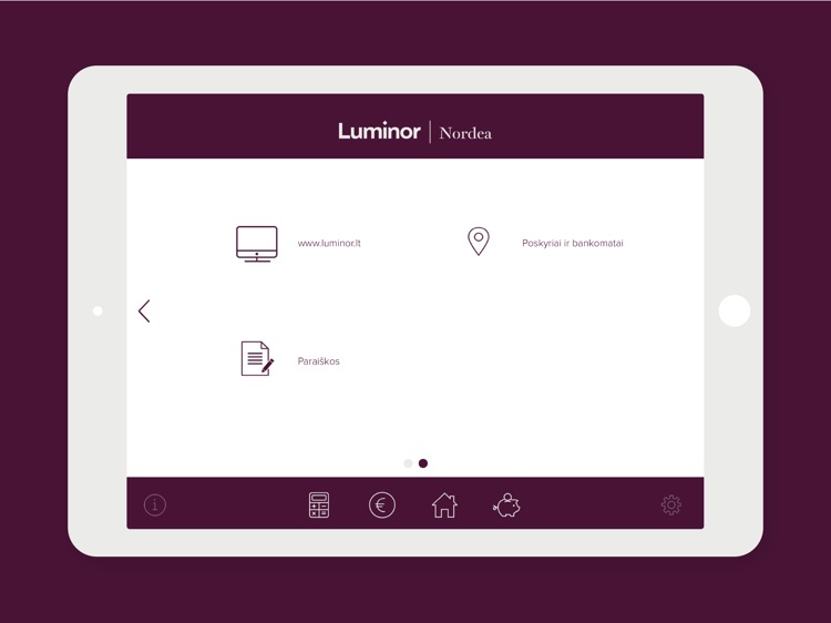 Luminor Lietuva for iPad