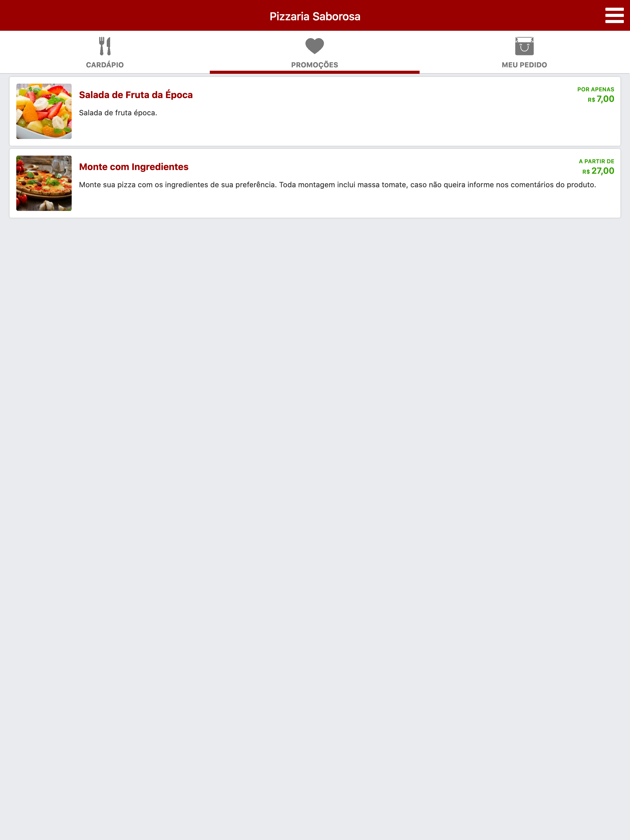 Pizzaria Saborosa
