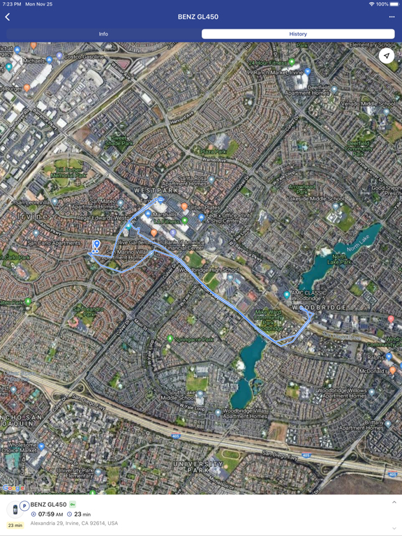 Skyobd iPad screenshot 5 - Navigation app