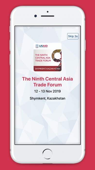 Ninth Central Asia Trade Forum app screenshot