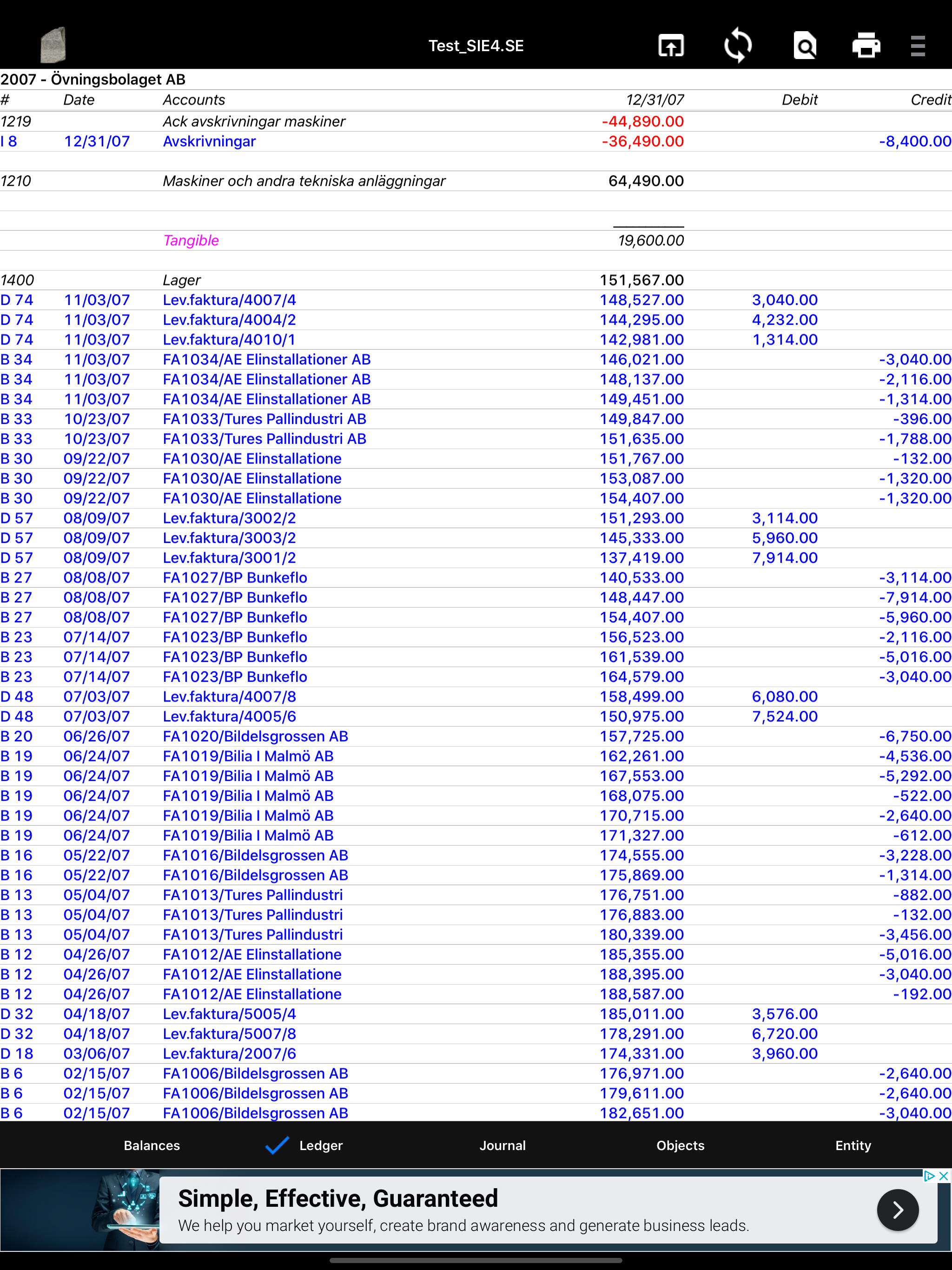 Rosetta SIE-XBRL/GL Viewer screenshot 6