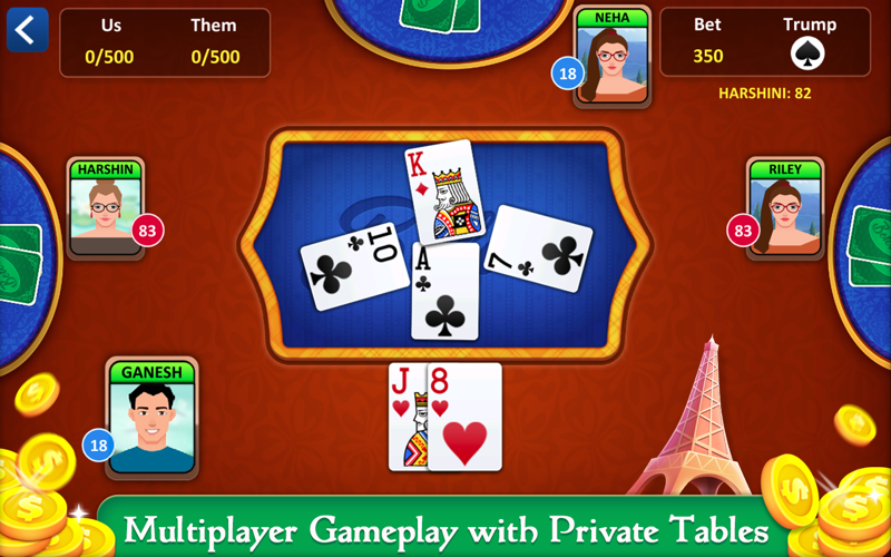 Belote: Trick-taking Card Game thumbnail 1