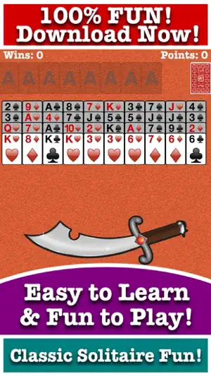 Forty Thieves Solitaire! screenshot 1