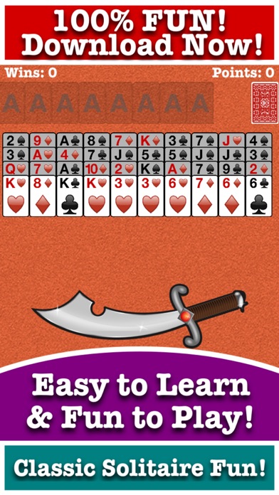 Forty Thieves Solitaire Free screenshot 1