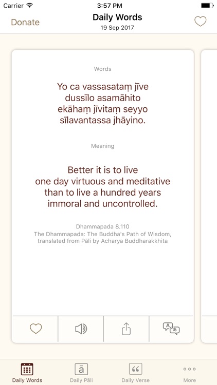 Daily Words of the Buddha