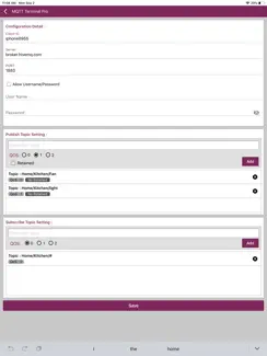 MQTT Terminal Pro iPad image 2